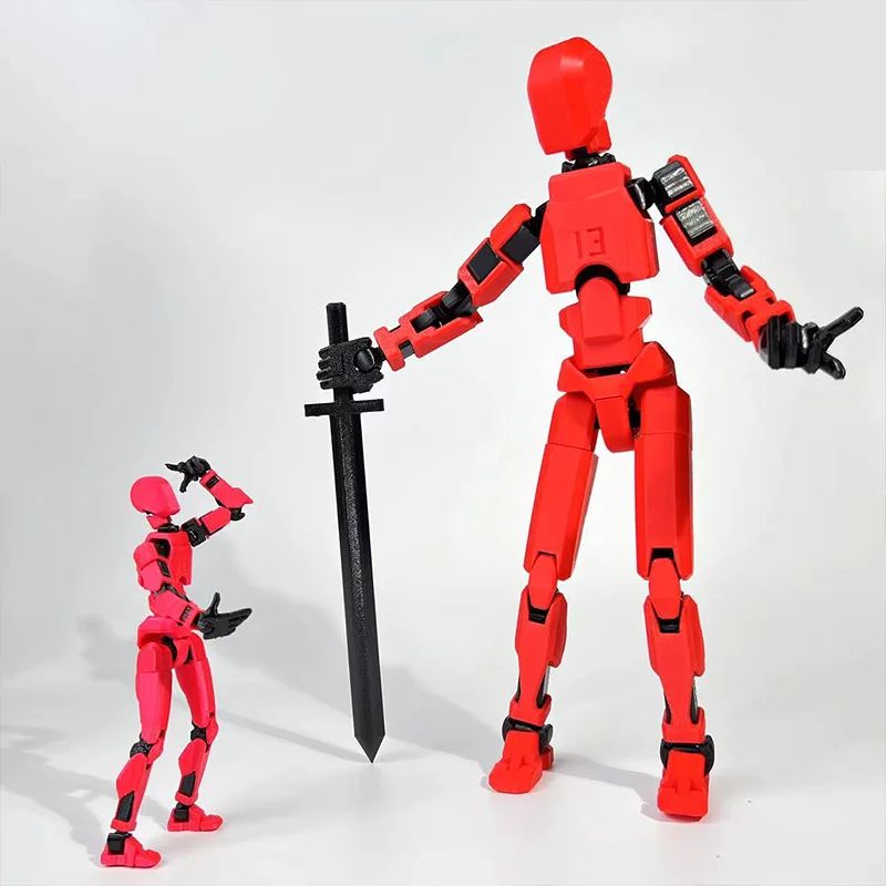 Lucky Doll 13 Joint Mobile 3D Printed 3rd Generation Dummy DIY Six Winged Angel Devil Reaper Model Action Toys Gifts for Fans
Lucky Doll 13 Joint Mobile 3D Printed 3rd Generation Dummy DIY Six Winged Angel Devil Reaper Model Action Toys Gifts for Fans