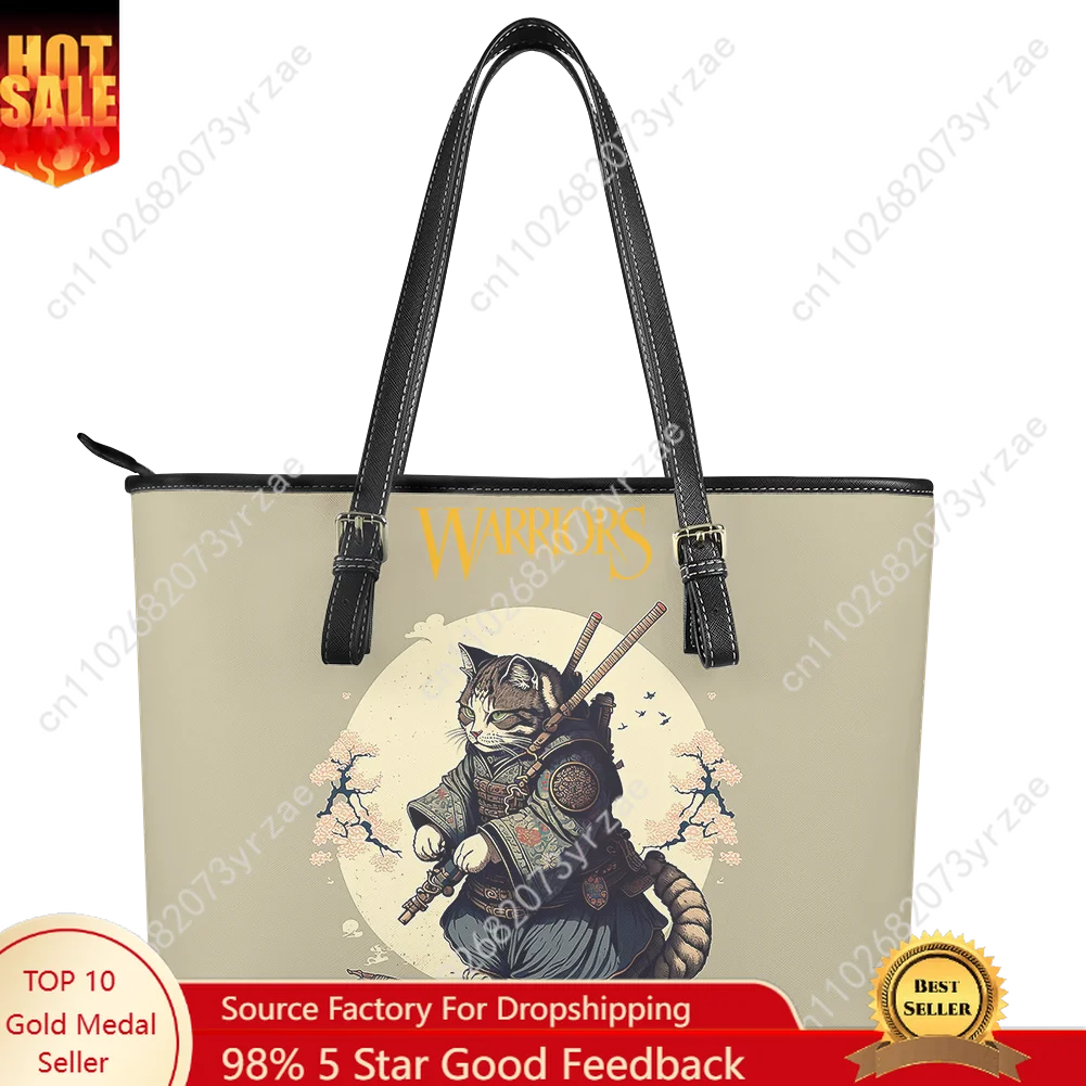 Cat Warrior Handbag Mens Womens Personalized Tote Bag Fashion Shoulder Bag Business Commuter Leather Print Purse Custom Bags
Cat Warrior Handbag Mens Womens Personalized Tote Bag Fashion Shoulder Bag Business Commuter Leather Print Purse Custom Bags