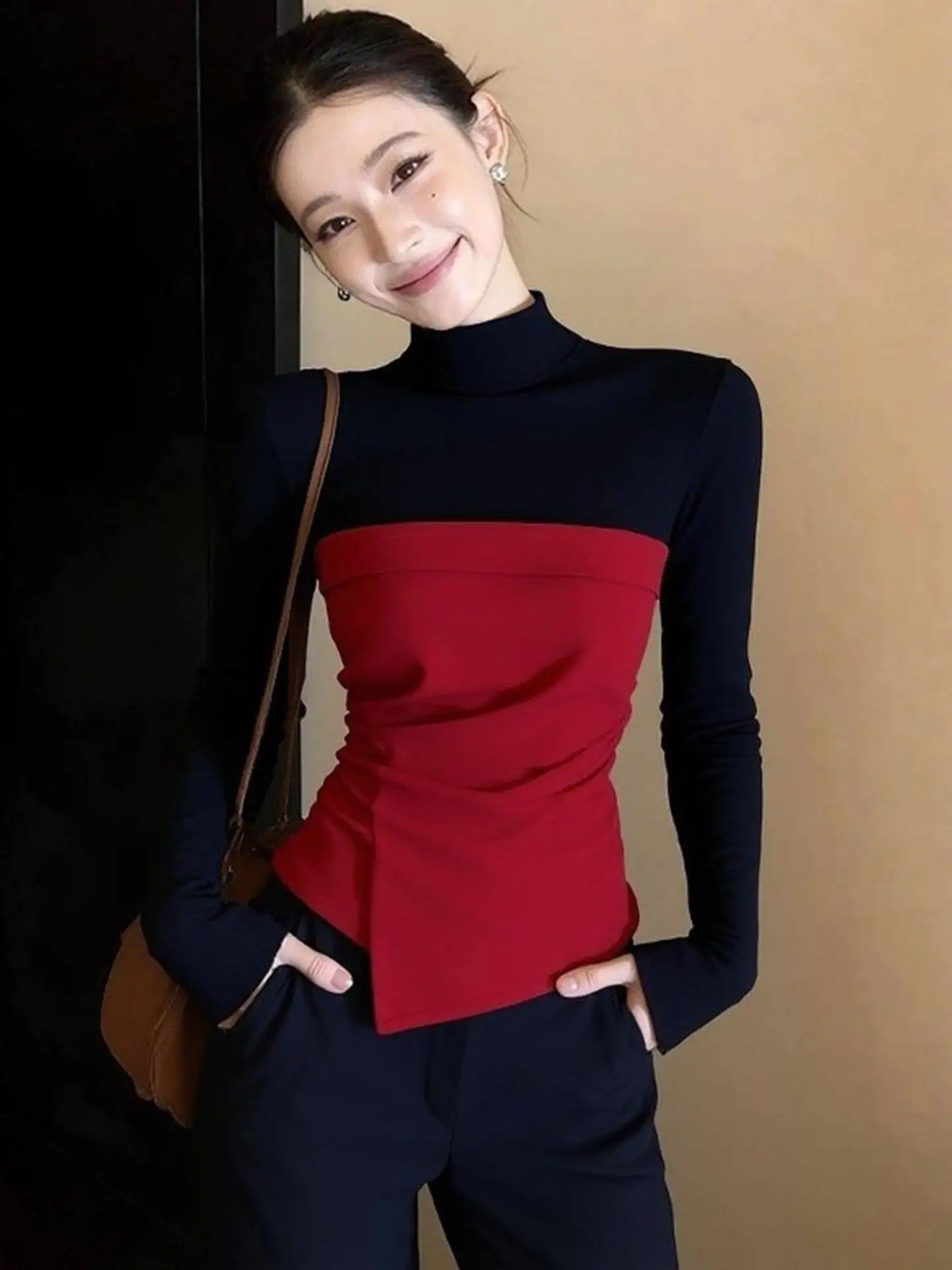 Зимняя футболка Sli Bla Splice с уникальным дизайном, премиум-класса, для повседневной носки, в корейском стиле, с длинным рукавом, высоким воротником, дышащая
Зимняя футболка Sli Bla Splice с уникальным дизайном, премиум-класса, для повседневной носки, в корейском стиле, с длинным рукавом, высоким воротником, дышащая