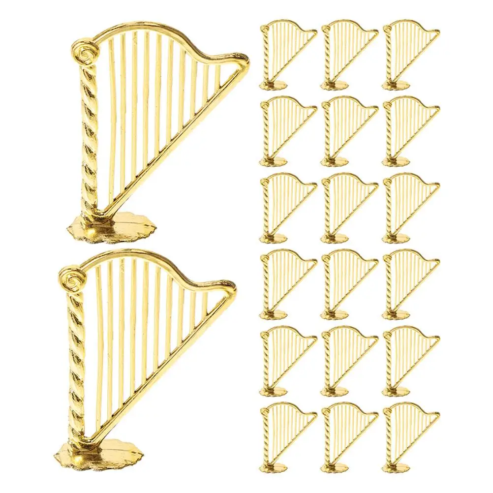 30 Pcs Mini Harp Ornament Decorative Musical Instrument Model Golden Reusable Party Christmas Tree Accessories Holiday
30 Pcs Mini Harp Ornament Decorative Musical Instrument Model Golden Reusable Party Christmas Tree Accessories Holiday