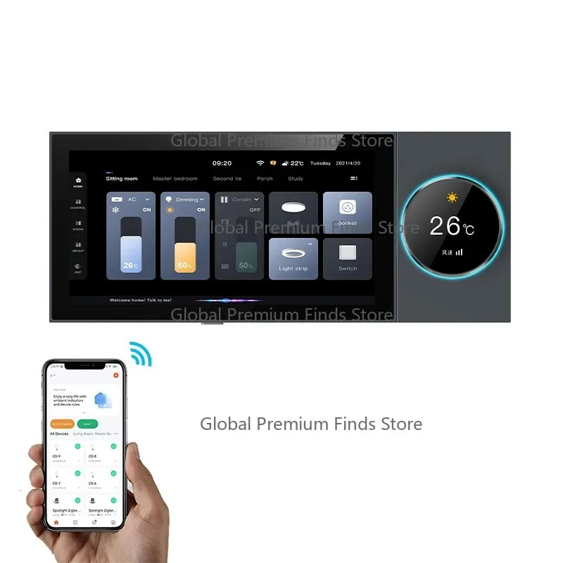 Hot Sale 6 Inch Wifi Andr-oid Zig-bee Sm-art Home Control Panel For Background Music Power Amplifier
Hot Sale 6 Inch Wifi Andr-oid Zig-bee Sm-art Home Control Panel For Background Music Power Amplifier