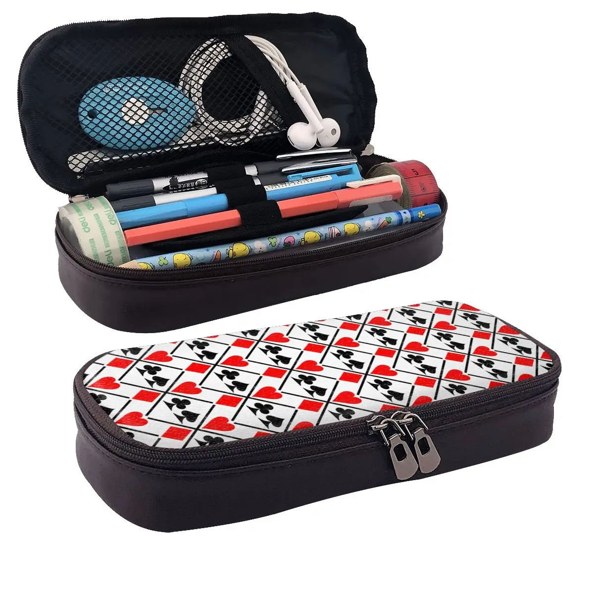 Poker Card Game Leather Pencil Cases Pencil Pouch Storage Stationery Supplies Pen Box Pencil Bag for Studen Gifts
Poker Card Game Leather Pencil Cases Pencil Pouch Storage Stationery Supplies Pen Box Pencil Bag for Studen Gifts
