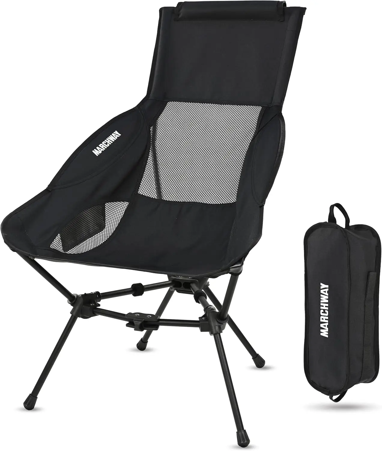 Lightweight Folding High Ba Camping Chair With Head Support, Stable Portable Compact For Outdoor Camp, Travel, Beach, Picnic,
Lightweight Folding High Ba Camping Chair With Head Support, Stable Portable Compact For Outdoor Camp, Travel, Beach, Picnic,