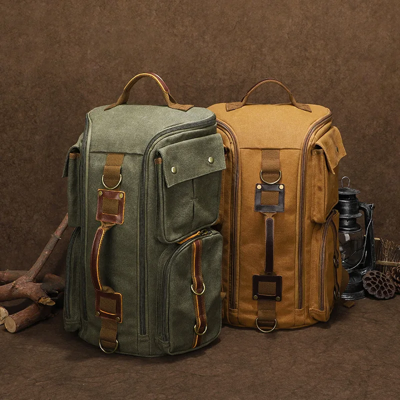 Canvas Cowhide Outdoor Hunting Tactical Backpack Large Capacity 35L Waterproof Travel Backpack 15 inches
Canvas Cowhide Outdoor Hunting Tactical Backpack Large Capacity 35L Waterproof Travel Backpack 15 inches