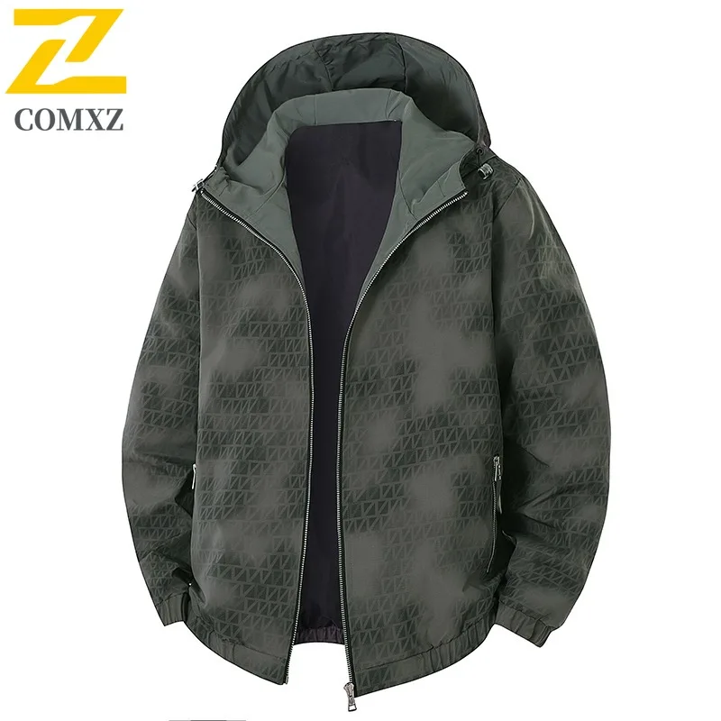 COMXZ2025 Men Autumn New Jacket Trend Brand Windbreaker Handsome Casual Hooded Workwear Lightweight Water Resistant Street Style
COMXZ2025 Men Autumn New Jacket Trend Brand Windbreaker Handsome Casual Hooded Workwear Lightweight Water Resistant Street Style