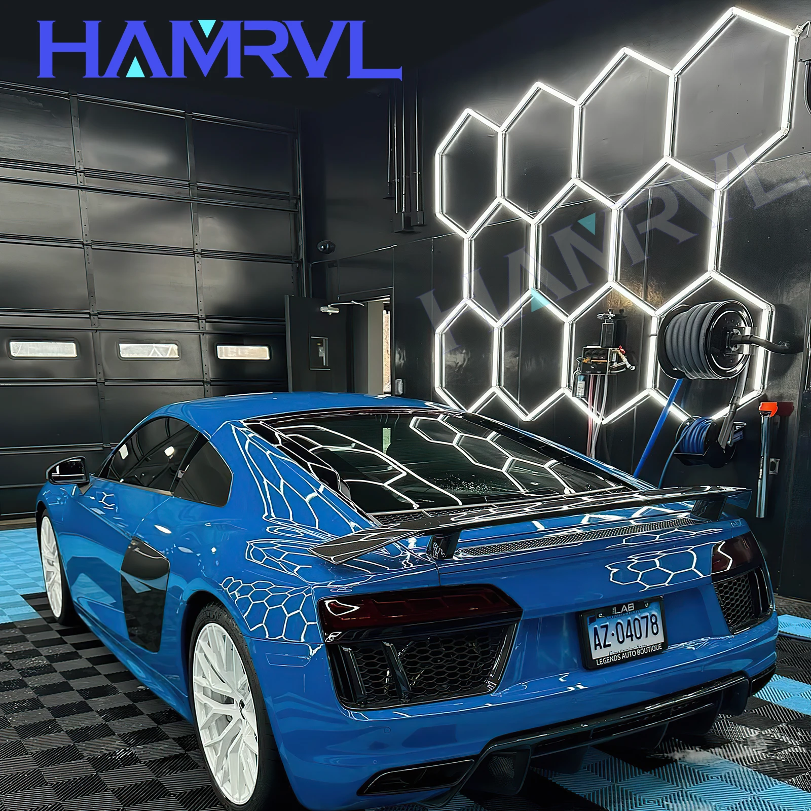 Hexagonal Ceiling Light 5500K-600K LED Garage Lamp Honeycomb Lighting for Barber Shop Gym Workshop Car Beauty Store Library
Hexagonal Ceiling Light 5500K-600K LED Garage Lamp Honeycomb Lighting for Barber Shop Gym Workshop Car Beauty Store Library