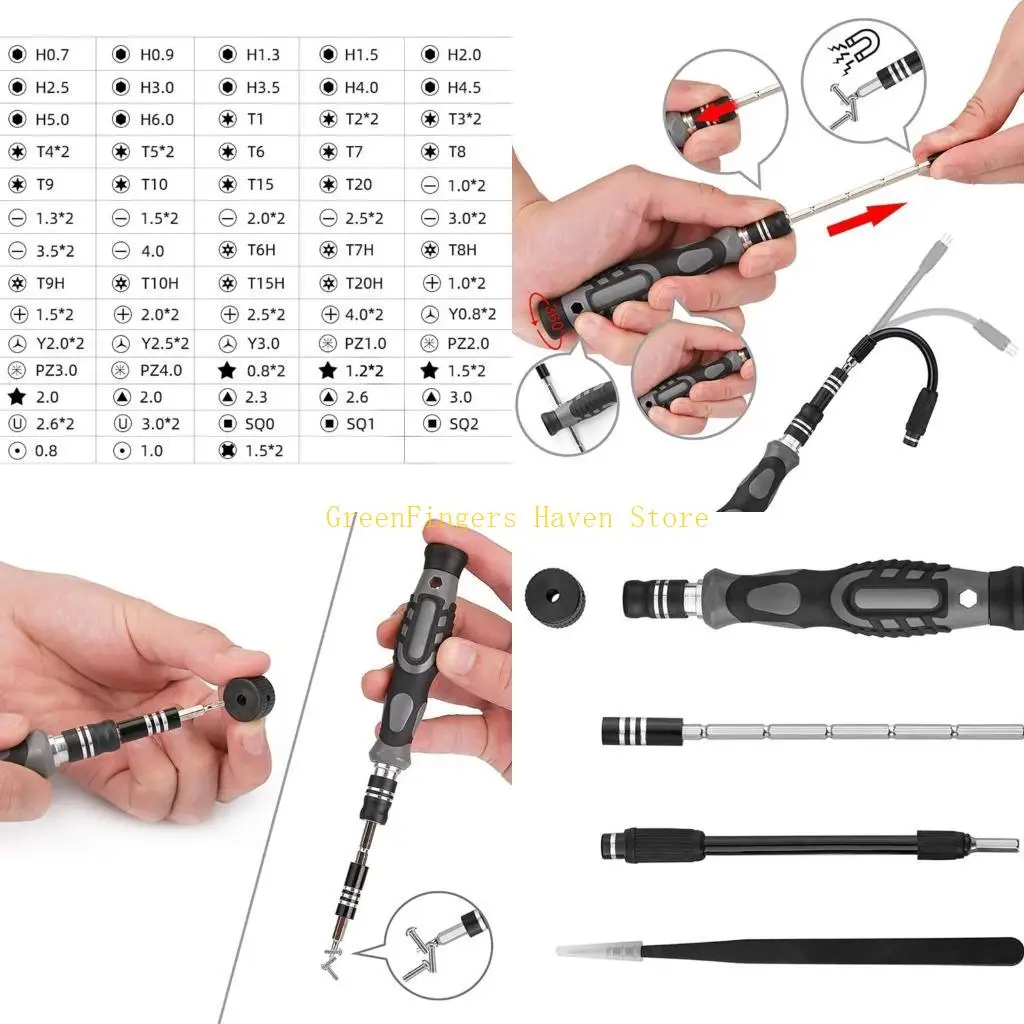F68D Screwdriver Set Screw Driver Bits Electric Computer Wing Torx
F68D Screwdriver Set Screw Driver Bits Electric Computer Wing Torx
