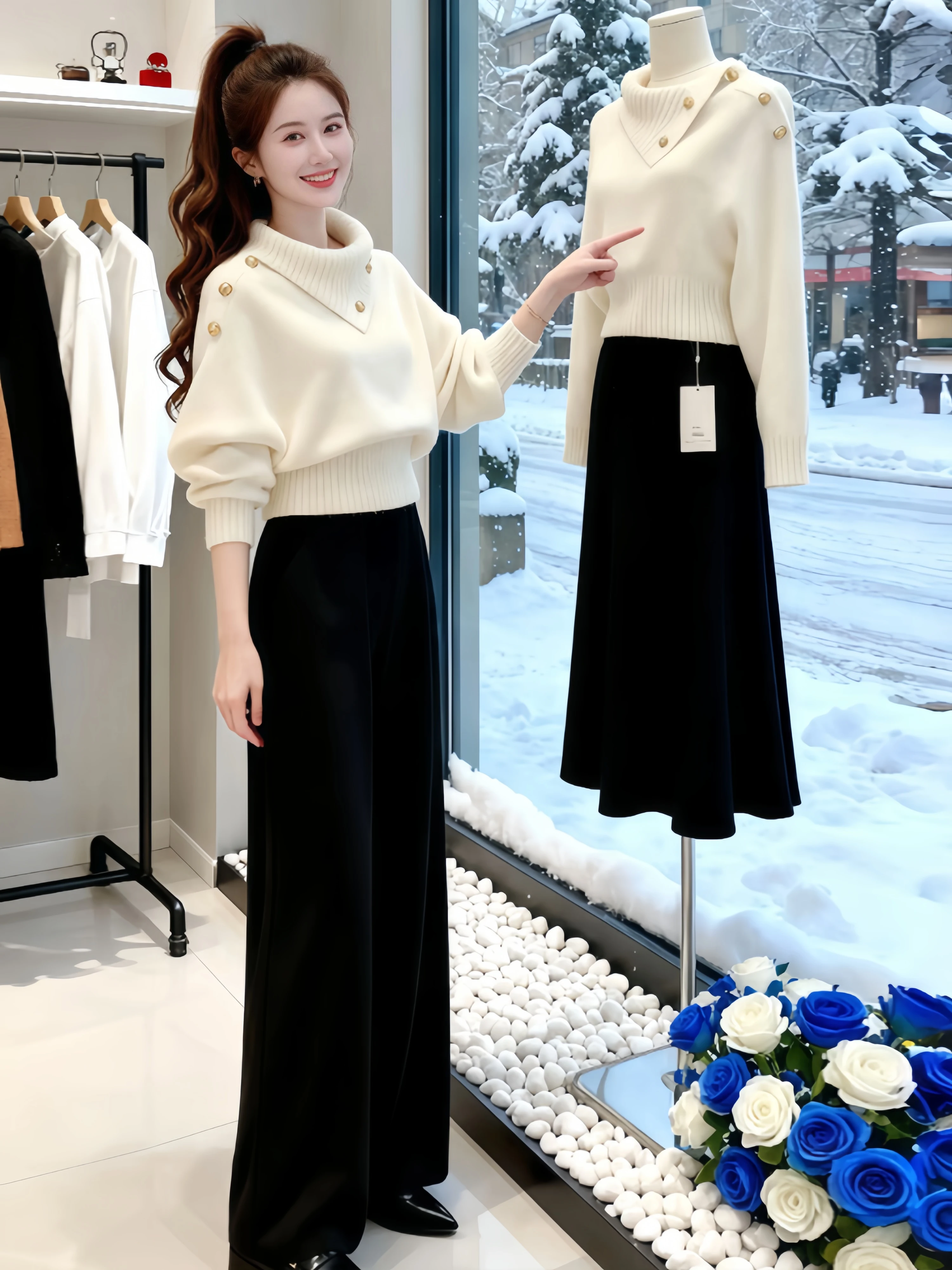 Soft Cozy Short Knitted Sweater Women's Autumn Winter New Style Unique Beautiful Waist-Cinching Casual Fashion Knitwear
Soft Cozy Short Knitted Sweater Women's Autumn Winter New Style Unique Beautiful Waist-Cinching Casual Fashion Knitwear