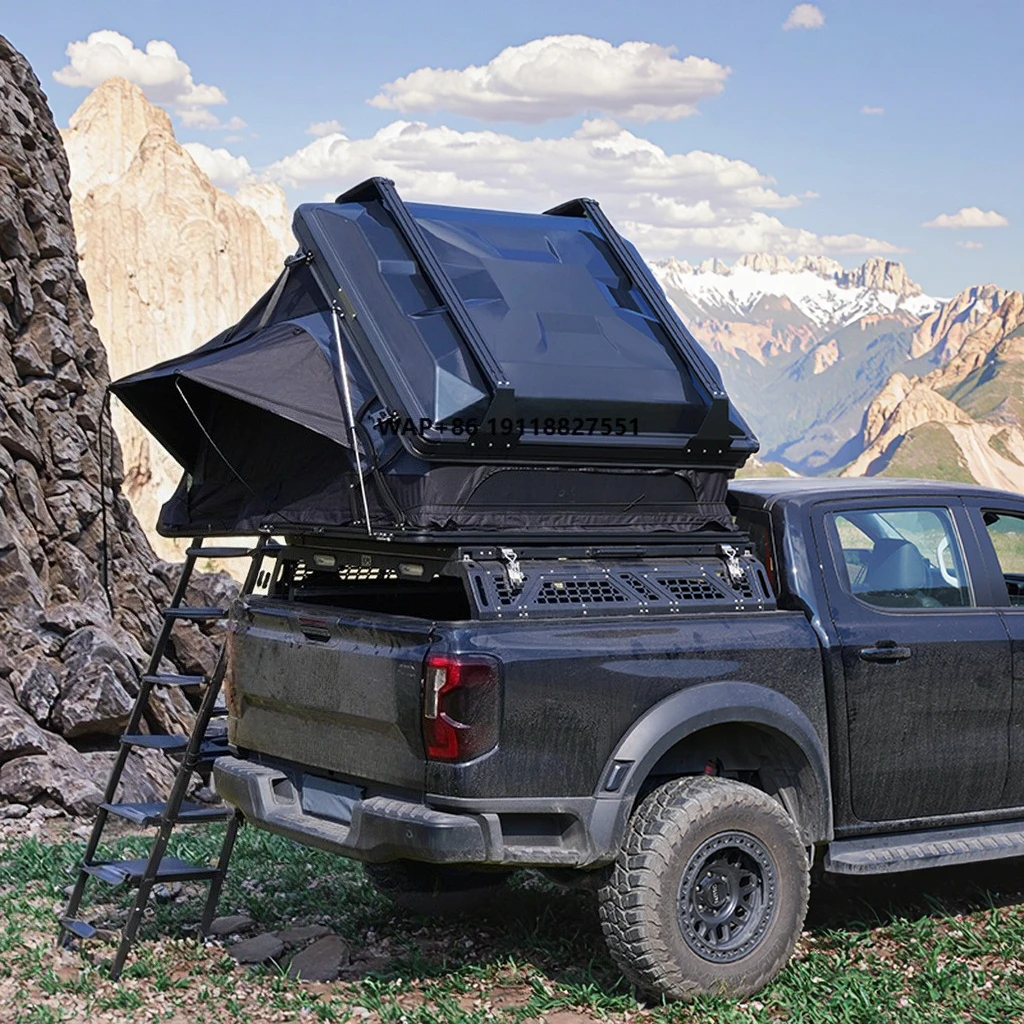 Hard Shell Aluminum Fold Out Car Rooftop Tent 4 People Open Sky Side Open SUV Roof Top Tent for Outdoor Camping
Hard Shell Aluminum Fold Out Car Rooftop Tent 4 People Open Sky Side Open SUV Roof Top Tent for Outdoor Camping