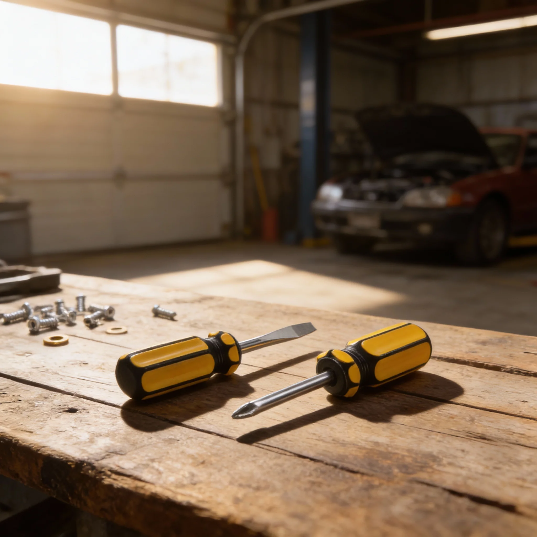 4PCS Mini-Portable Small Carrot Screwdriver Set Transparent Head Screwdriver Handle Repair Tools Short Handle Manual Repair Tool