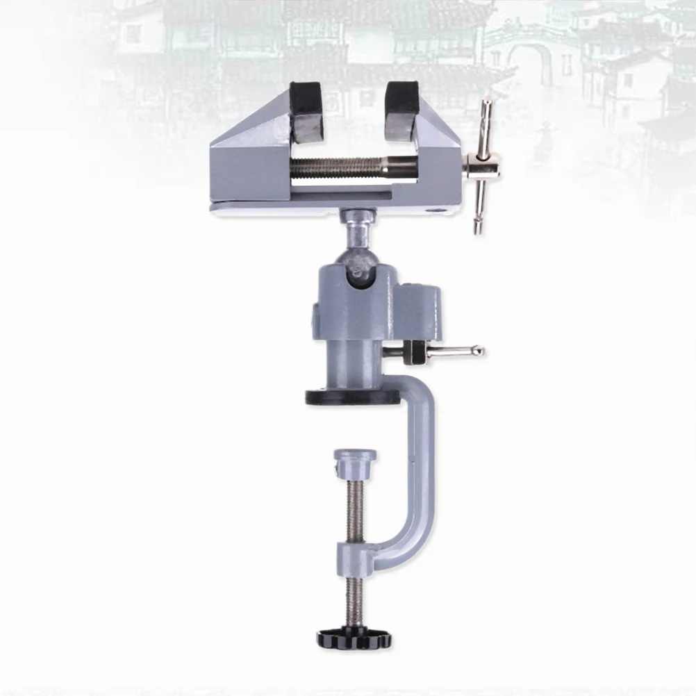 360 Degree Rotating Table Vise Bench Vice Clamp Swivel Vise Countertop Workstation Adjustable Jaw Width Rubber Coated
360 Degree Rotating Table Vise Bench Vice Clamp Swivel Vise Countertop Workstation Adjustable Jaw Width Rubber Coated