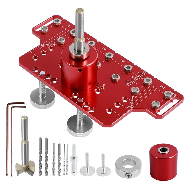 Shelf Pin Hole Jig And Hinge Clamp Two-In-One, Hinge Positioning Jig, Hinge Hole Drill Guide Locator For Woodworking
Shelf Pin Hole Jig And Hinge Clamp Two-In-One, Hinge Positioning Jig, Hinge Hole Drill Guide Locator For Woodworking