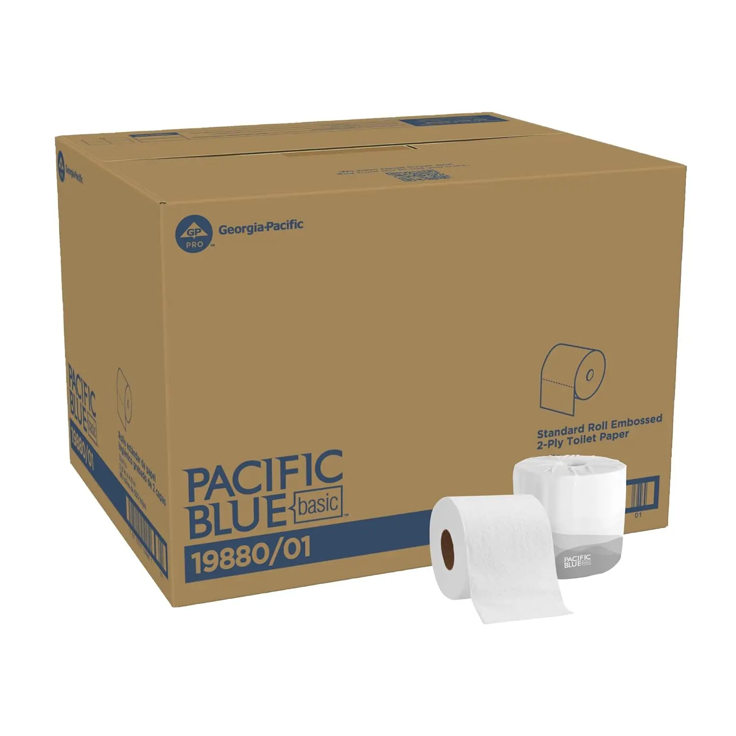 2-Ply Embossed Toilet Paper, 550 Sheets Per Roll, 80 Rolls Per Case - Soft and Durable for Home Use
2-Ply Embossed Toilet Paper, 550 Sheets Per Roll, 80 Rolls Per Case - Soft and Durable for Home Use