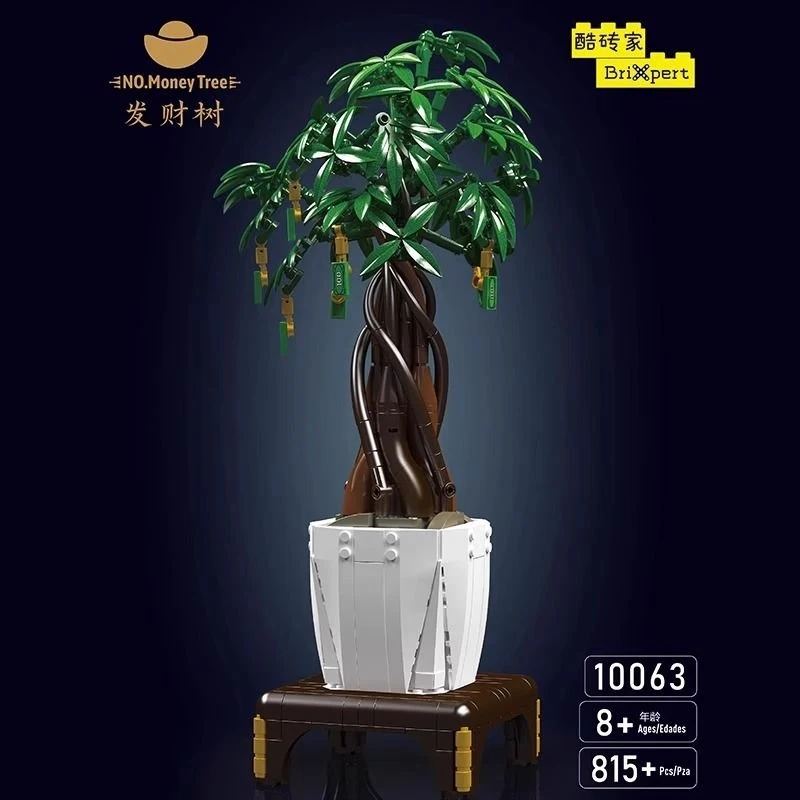 Mould King 10063 Money Tree Bonsai Building Blocks Creative Plant Model DIY Particle Bricks Desktop Decor Handcraft Set Gifts
Mould King 10063 Money Tree Bonsai Building Blocks Creative Plant Model DIY Particle Bricks Desktop Decor Handcraft Set Gifts