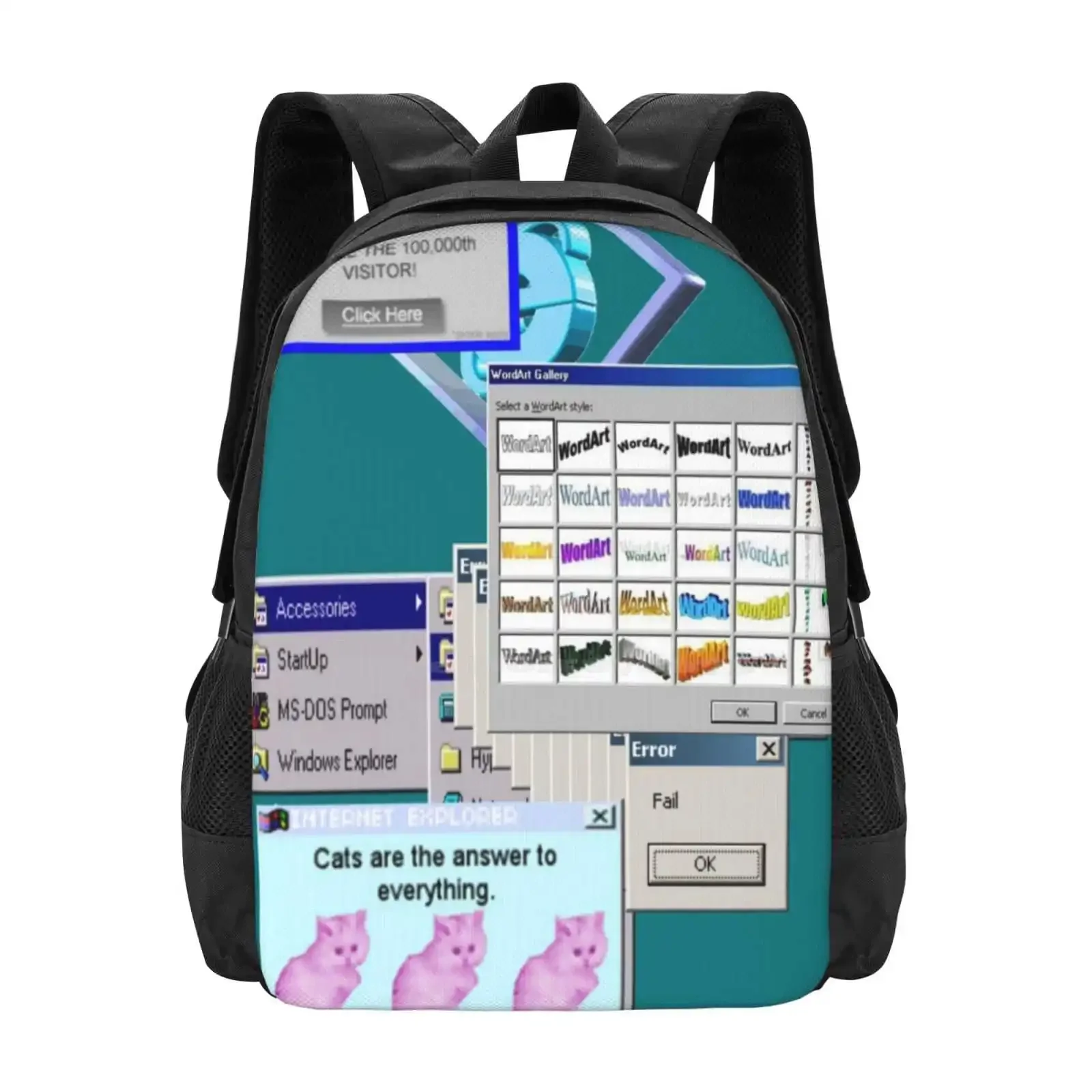 Windows 95 Hot Sale Schoolbag Backpack Fashion Bags Aesthetic Windows 95 Internet Memes Retro 90S Sadboi Sadboy
Windows 95 Hot Sale Schoolbag Backpack Fashion Bags Aesthetic Windows 95 Internet Memes Retro 90S Sadboi Sadboy