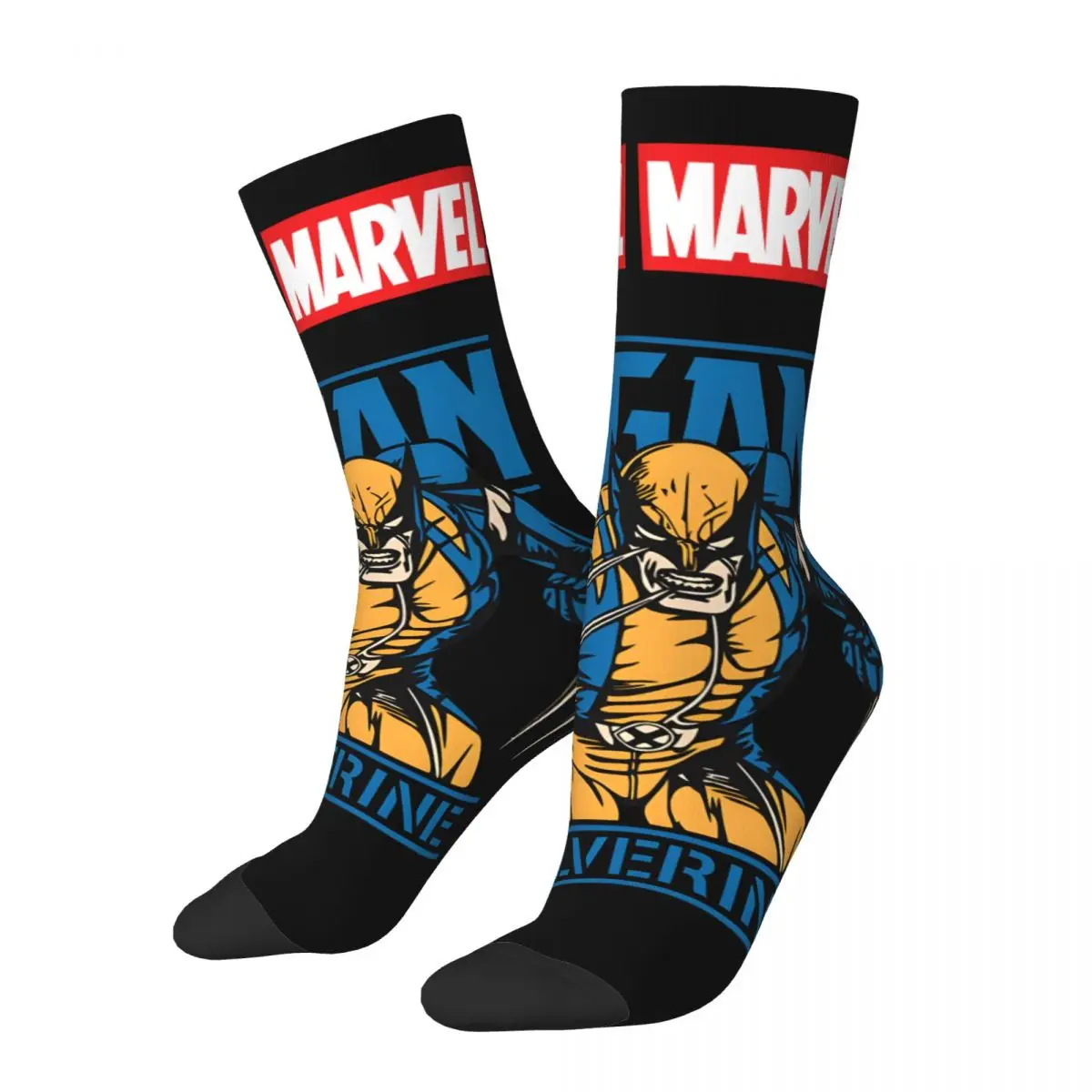 Забавные мужские носки Росомаха в стиле хип-хоп Harajuku Marvel X-man Дэдпул и Росомаха счастливые бесшовные носки с принтом для мальчиков
Забавные мужские носки Росомаха в стиле хип-хоп Harajuku Marvel X-man Дэдпул и Росомаха счастливые бесшовные носки с принтом для мальчиков