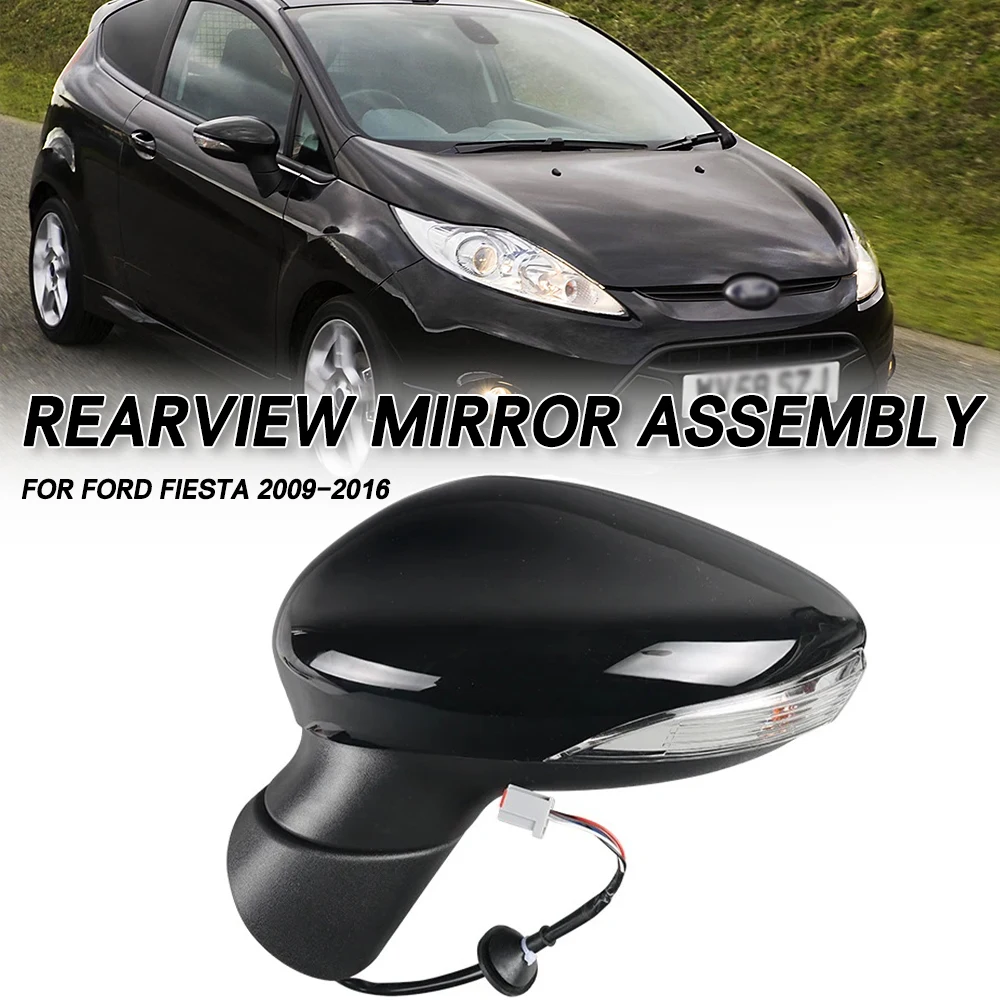 Зеркало заднего вида в сборе для Ford Fiesta 2009-2016, аксессуары, боковое зеркало с LED-подсветкой и указателем поворота
Зеркало заднего вида в сборе для Ford Fiesta 2009-2016, аксессуары, боковое зеркало с LED-подсветкой и указателем поворота
