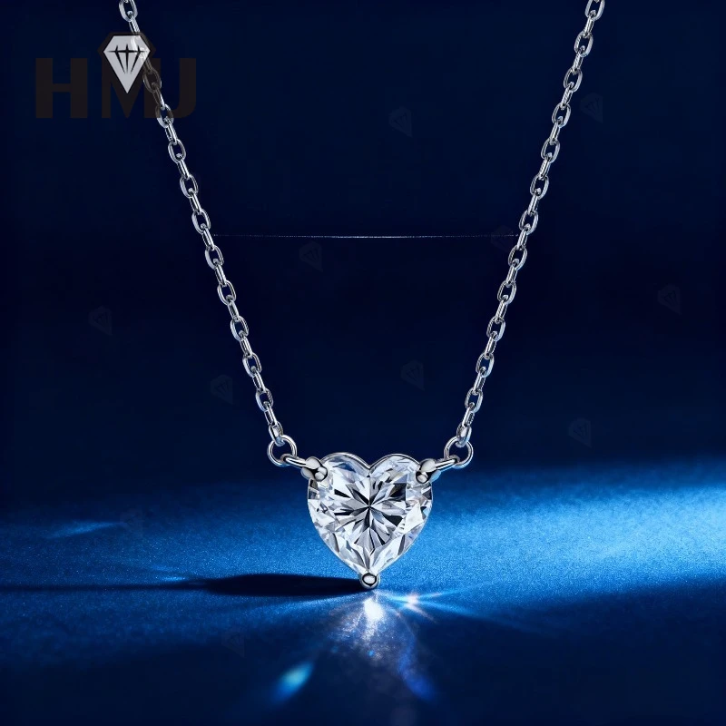 1–3CT Heart Cut Moissanite Necklace Romantic Heart-Shaped Pendant for Women Elegant Daily Wear Gift Jewelry
1–3CT Heart Cut Moissanite Necklace Romantic Heart-Shaped Pendant for Women Elegant Daily Wear Gift Jewelry