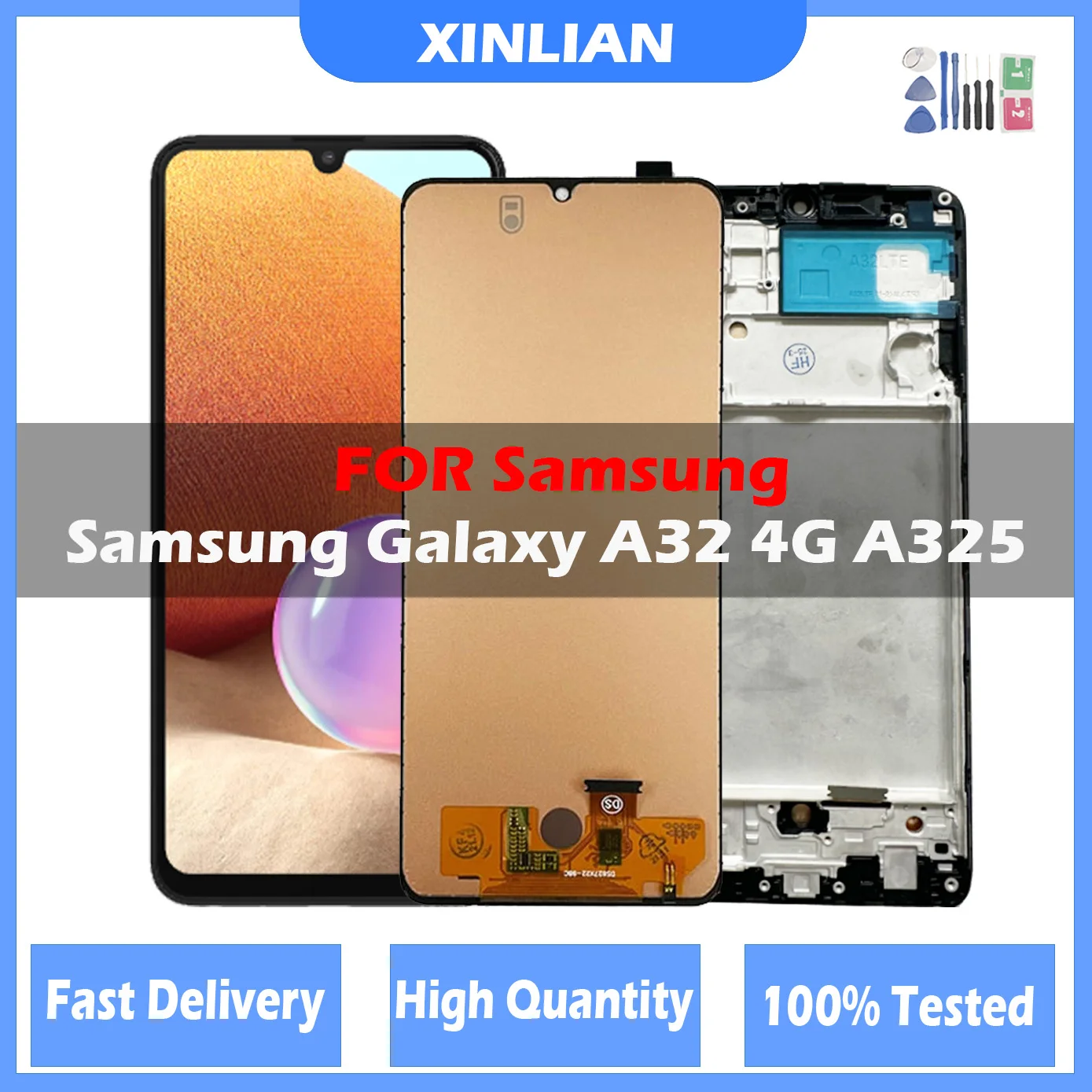TFT Display For Samsung Galaxy A32 A325F SM-A325F/DS A325M A325N LCD Display Touch Screen For Galaxy A32 4G Display
TFT Display For Samsung Galaxy A32 A325F SM-A325F/DS A325M A325N LCD Display Touch Screen For Galaxy A32 4G Display