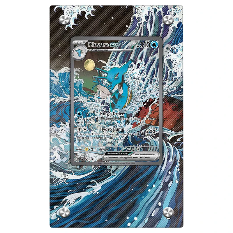 Diy Self Made Ptcg Kingdra Ex акриловые карты Кирпичи Коллекционная карта Ptcg Kingdra Card Display Стенд Карты не входят
Diy Self Made Ptcg Kingdra Ex акриловые карты Кирпичи Коллекционная карта Ptcg Kingdra Card Display Стенд Карты не входят