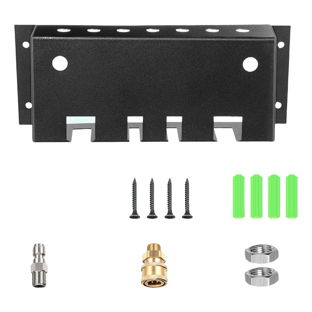 High-Pressure Water Gun Storage Box Wall Mounted Pressure Washer Gun Holder Fit 1/4 Quick Connector Pressure Washer Tip Holder
High-Pressure Water Gun Storage Box Wall Mounted Pressure Washer Gun Holder Fit 1/4 Quick Connector Pressure Washer Tip Holder