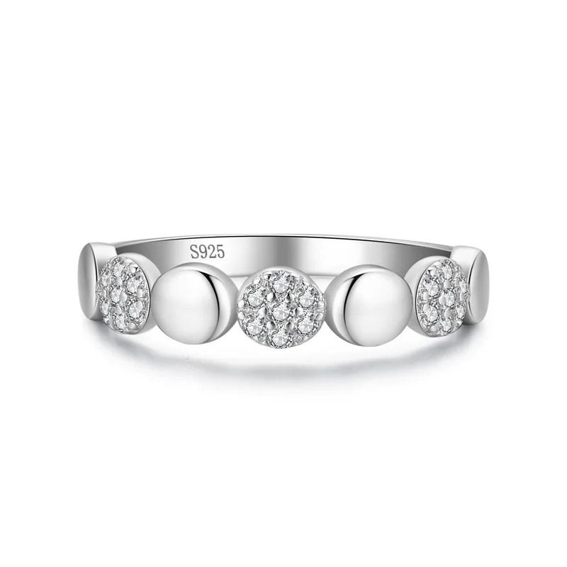 Classic Micro-Inlaid Rhodium Plated S925 Sterling Silver Female Ring Fashion Jewelry
Classic Micro-Inlaid Rhodium Plated S925 Sterling Silver Female Ring Fashion Jewelry