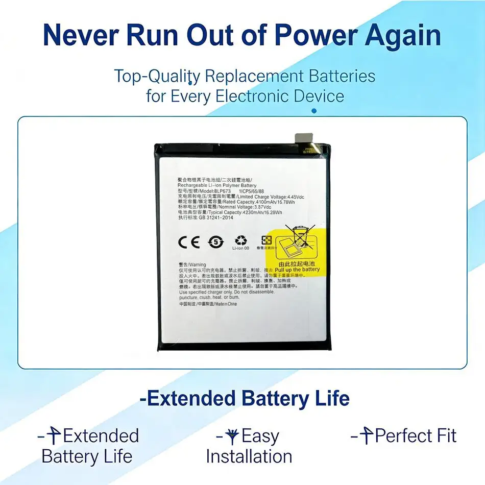 Аккумулятор для мобильного телефона Oppo A3S A5 A5S AX7 BLP673, 4230 мАч, высокая емкость
Аккумулятор для мобильного телефона Oppo A3S A5 A5S AX7 BLP673, 4230 мАч, высокая емкость