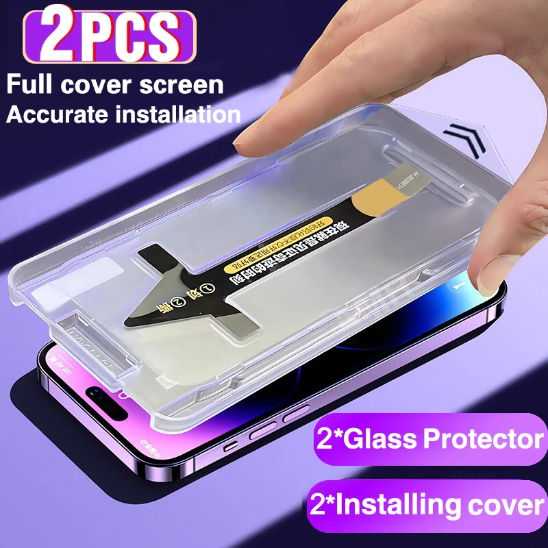 2Pcs Auto Dust Remover Free Box HD Clear 9H Tempered Glass For iPhone 15 14 Plus 13 12 mini 11 Pro XS Max X XR Screen Protector
2Pcs Auto Dust Remover Free Box HD Clear 9H Tempered Glass For iPhone 15 14 Plus 13 12 mini 11 Pro XS Max X XR Screen Protector