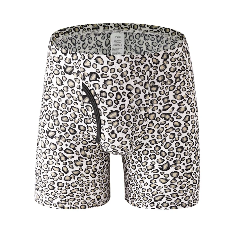 Men Leopard Print Boxer Shorts Breathable Casual Three Quarter Beach Sports Underwear Youth Fashion Bulge Boxy Underpatns Trunks
Men Leopard Print Boxer Shorts Breathable Casual Three Quarter Beach Sports Underwear Youth Fashion Bulge Boxy Underpatns Trunks