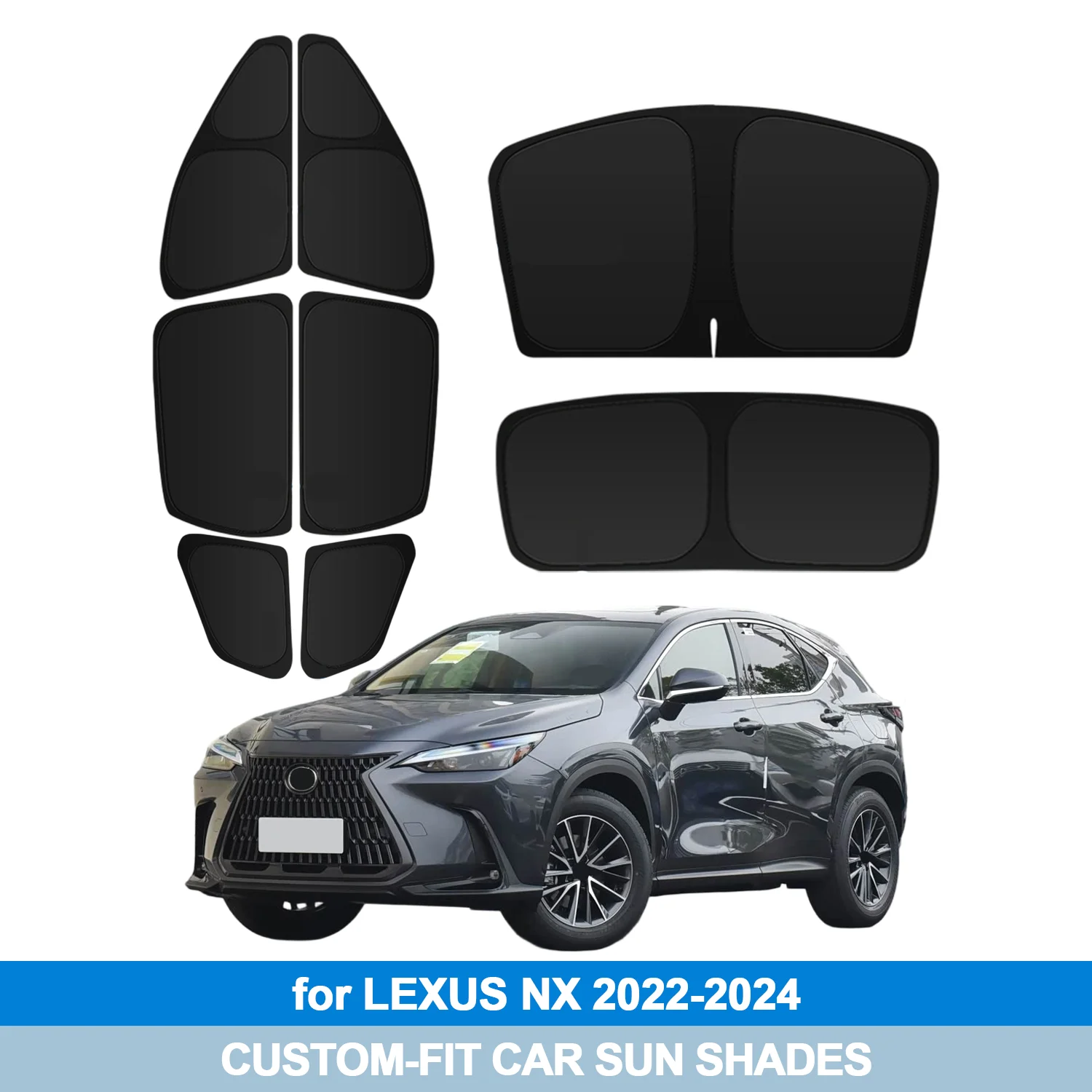 For LEXUS NX 2022-2024 Windshield Sun Shade Side Window Shades Cover Sun Visor Shield Privacy Protection Car Accessories
For LEXUS NX 2022-2024 Windshield Sun Shade Side Window Shades Cover Sun Visor Shield Privacy Protection Car Accessories