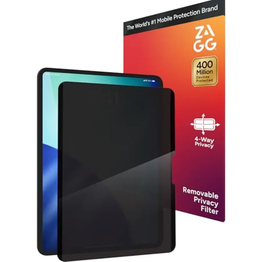 Фильтр конфиденциальности для iPad 11 A16 / 10.9 (10-го поколения) - Съемный магнитный 4-сторонний фильтр для защиты от подглядывания с матовым покрытием против бликов
Фильтр конфиденциальности для iPad 11 A16 / 10.9 (10-го поколения) - Съемный магнитный 4-сторонний фильтр для защиты от подглядывания с матовым покрытием против бликов