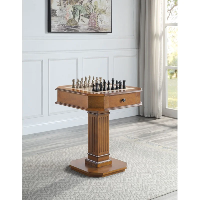 Galini Walnut Finish Game Table
Galini Walnut Finish Game Table