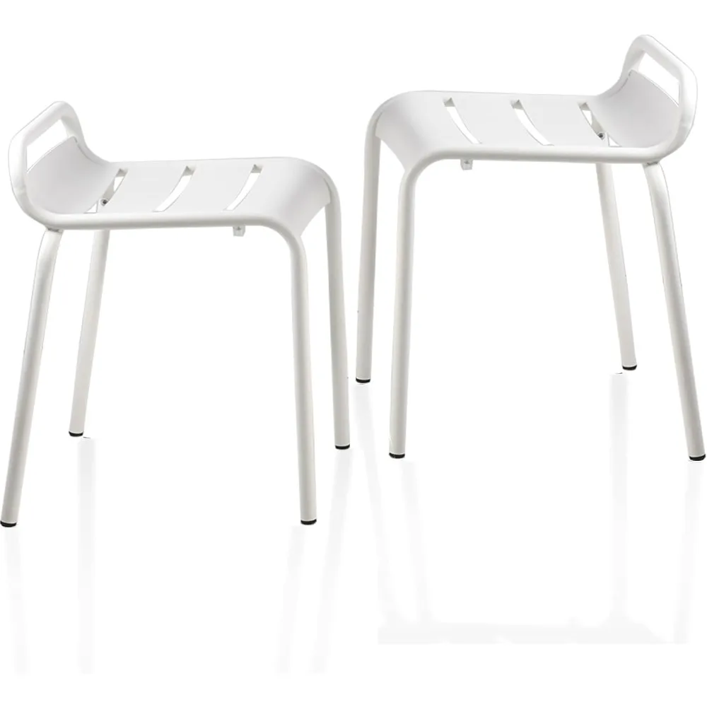 Set of 2 Modern Patio Chairs 21inch Height Metal Kitchen Dining Chair with Low Backrest for Outdoor Indoor Sitting Stackable
Set of 2 Modern Patio Chairs 21inch Height Metal Kitchen Dining Chair with Low Backrest for Outdoor Indoor Sitting Stackable