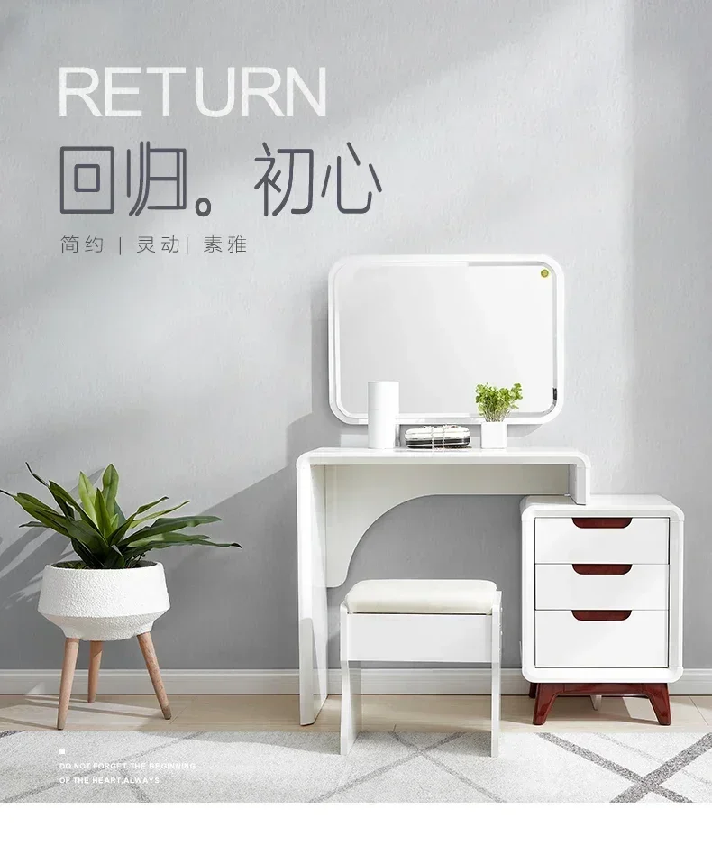 Dresser Bedroom Modern Minimalist Makeup Table Retractable Furniture
Dresser Bedroom Modern Minimalist Makeup Table Retractable Furniture