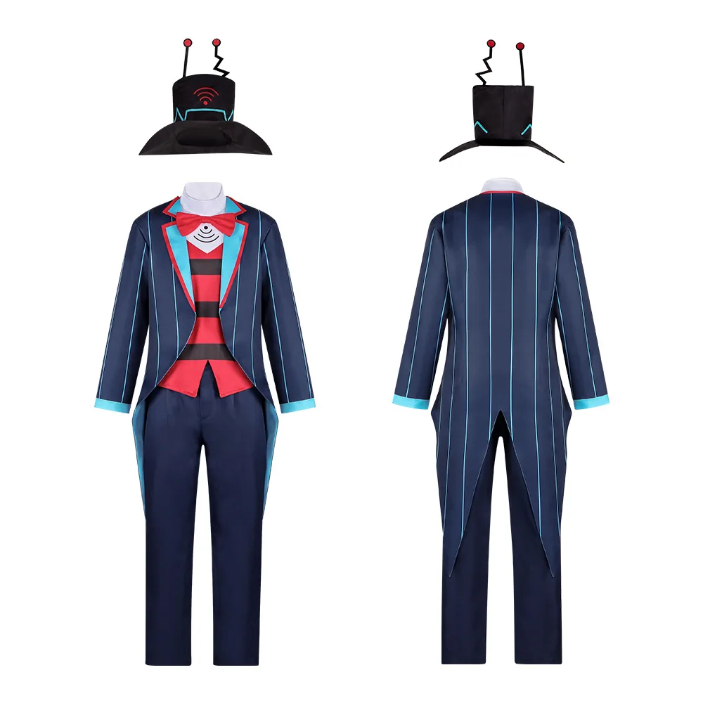 Костюм для косплея Телевизионного Демона VOX, аниме-персонаж, костюм на Хэллоуин, одежда для выступлений для взрослых мужчин
Костюм для косплея Телевизионного Демона VOX, аниме-персонаж, костюм на Хэллоуин, одежда для выступлений для взрослых мужчин