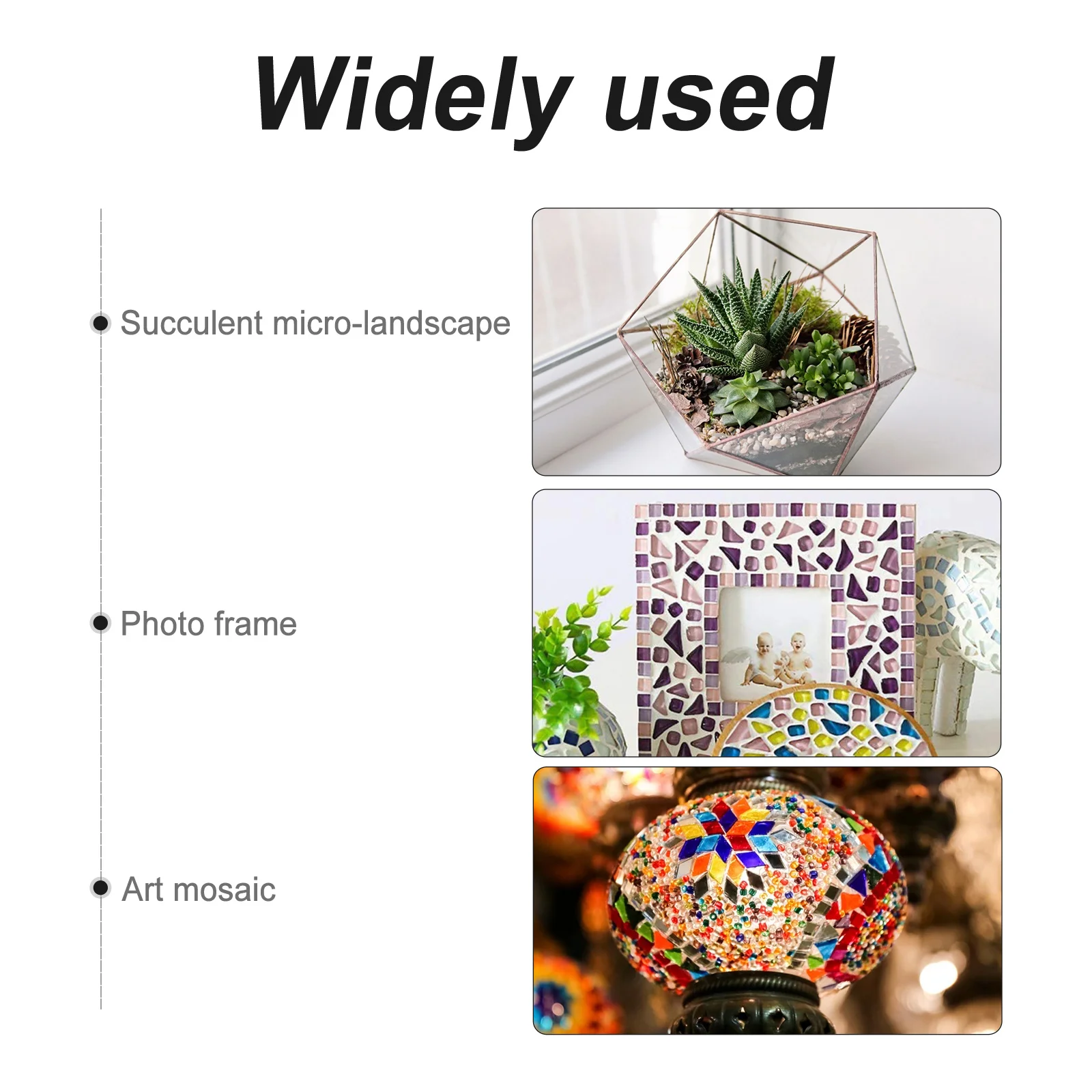 200G Craft Mosaic Tiles Ceramic DIY Stones Assorted Glazed Colors for Home Garden Park Art Decoration Projects
200G Craft Mosaic Tiles Ceramic DIY Stones Assorted Glazed Colors for Home Garden Park Art Decoration Projects