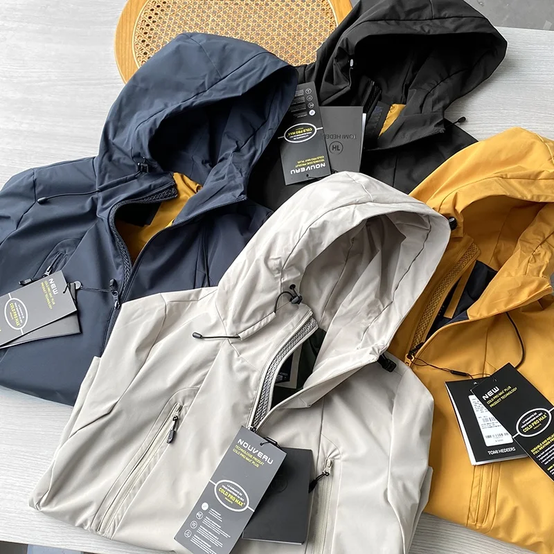 Мужская уличная повседневная куртка с капюшоном, водонепроницаемая, дышащая, молодежная, модная, весенне-осенняя, приталенная, с длинными рукавами, на молнии
Мужская уличная повседневная куртка с капюшоном, водонепроницаемая, дышащая, молодежная, модная, весенне-осенняя, приталенная, с длинными рукавами, на молнии