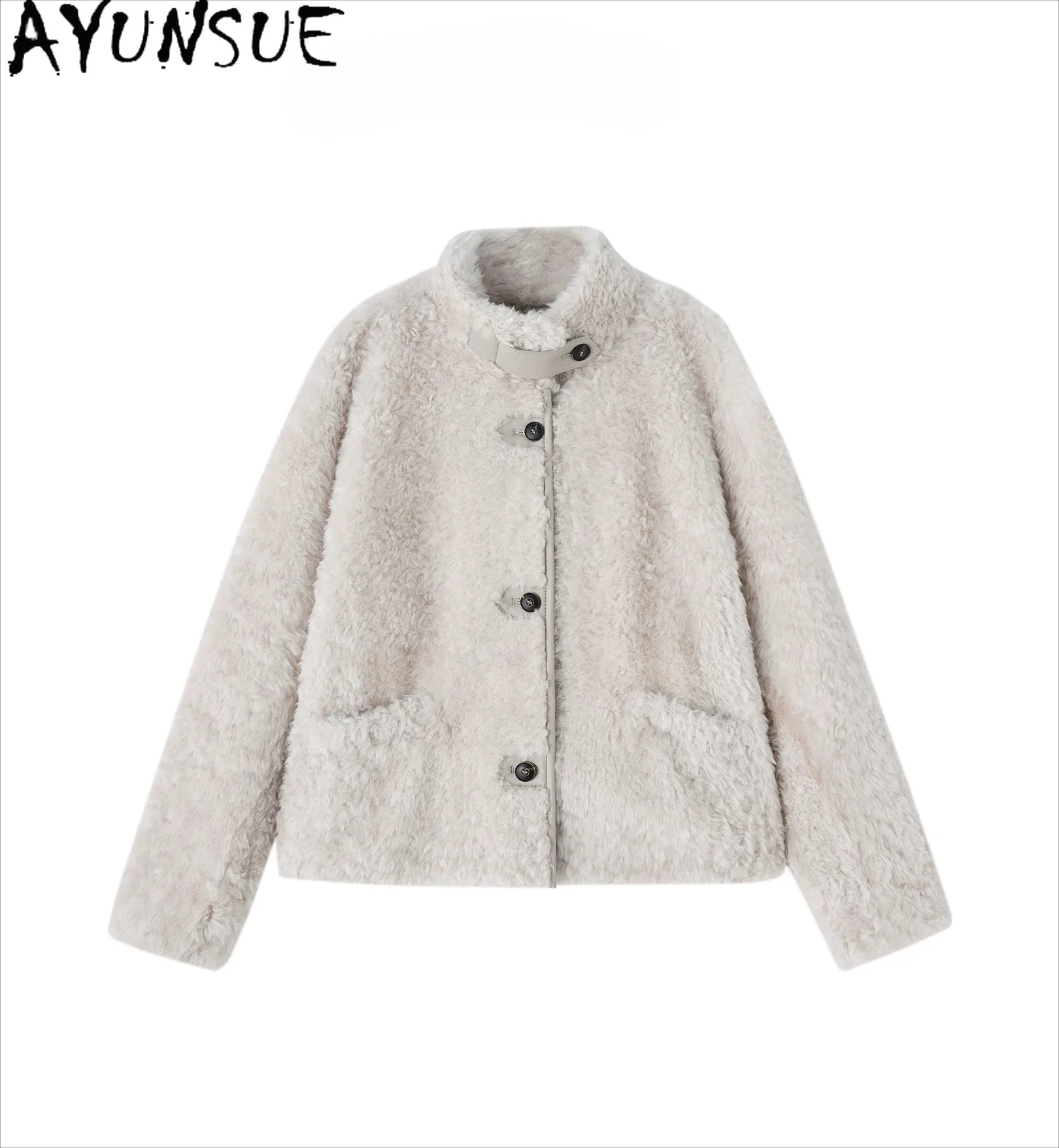 AYUNSUE Natural Lacon Sheepskin Fur Coat Women Winter Clothes 100% Real Leather Jacket Woman New Loose Fit Womens Coats 2026
AYUNSUE Natural Lacon Sheepskin Fur Coat Women Winter Clothes 100% Real Leather Jacket Woman New Loose Fit Womens Coats 2026
