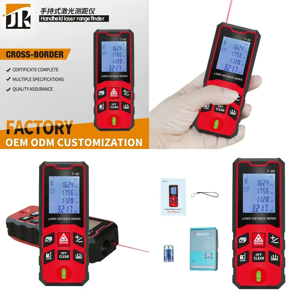 Handheld rangefinder measuring ruler Electronic ruler High-precision measuring room instrument Distance
Handheld rangefinder measuring ruler Electronic ruler High-precision measuring room instrument Distance
