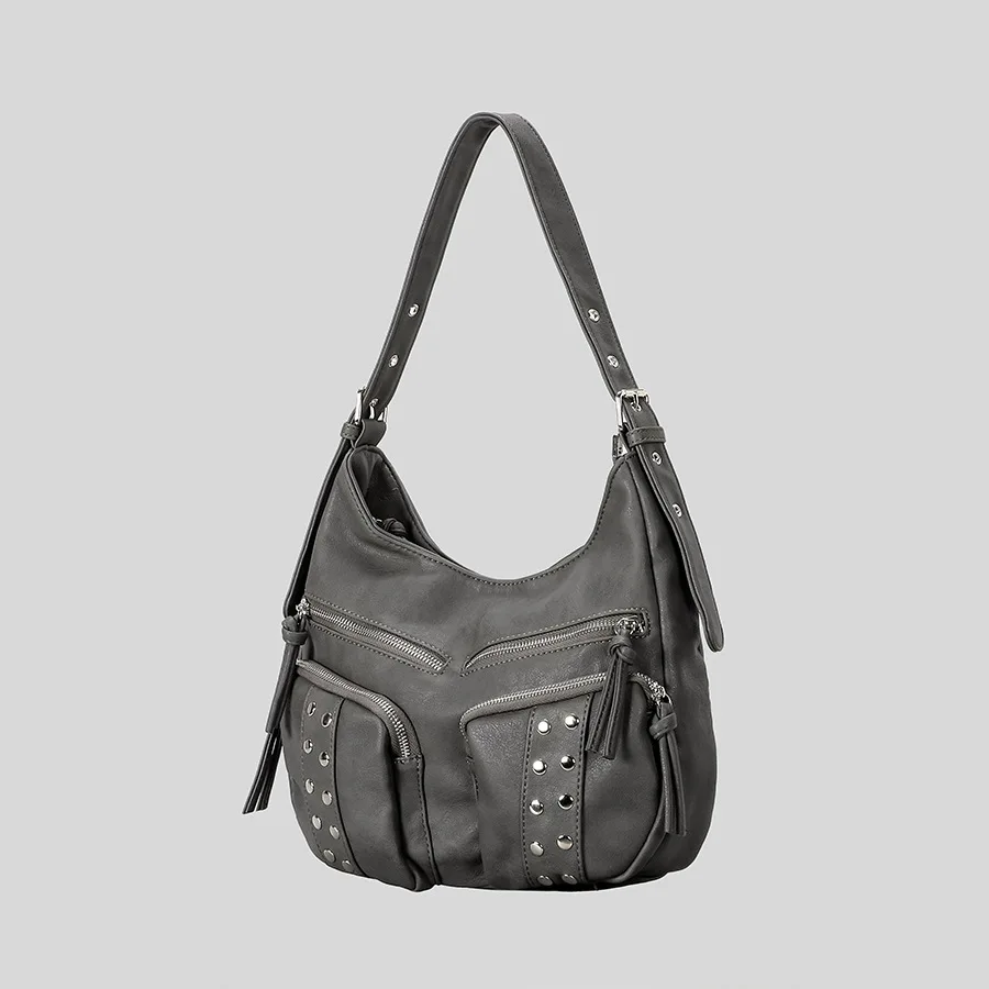 Large capacity tote bag, new multi-pocket rivet women's shoulder bag Y2K locomotive style underarm bag, street tide bag
Large capacity tote bag, new multi-pocket rivet women's shoulder bag Y2K locomotive style underarm bag, street tide bag