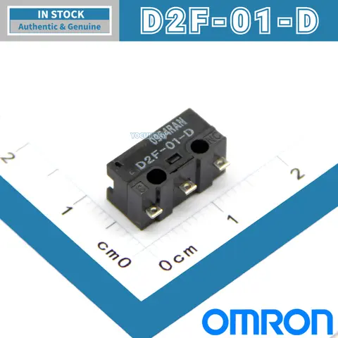 D2F-01-D New Original OMRON Micro Switch Grey Dot Limit Switch Mouse Button Repair Wholesale