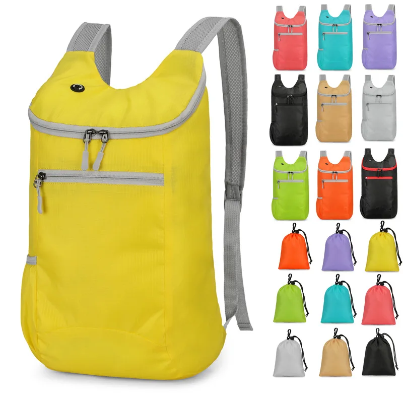 Nylon sports folding water-repellent folding backpack, multi-functional ultra-light and simple backpack
Nylon sports folding water-repellent folding backpack, multi-functional ultra-light and simple backpack