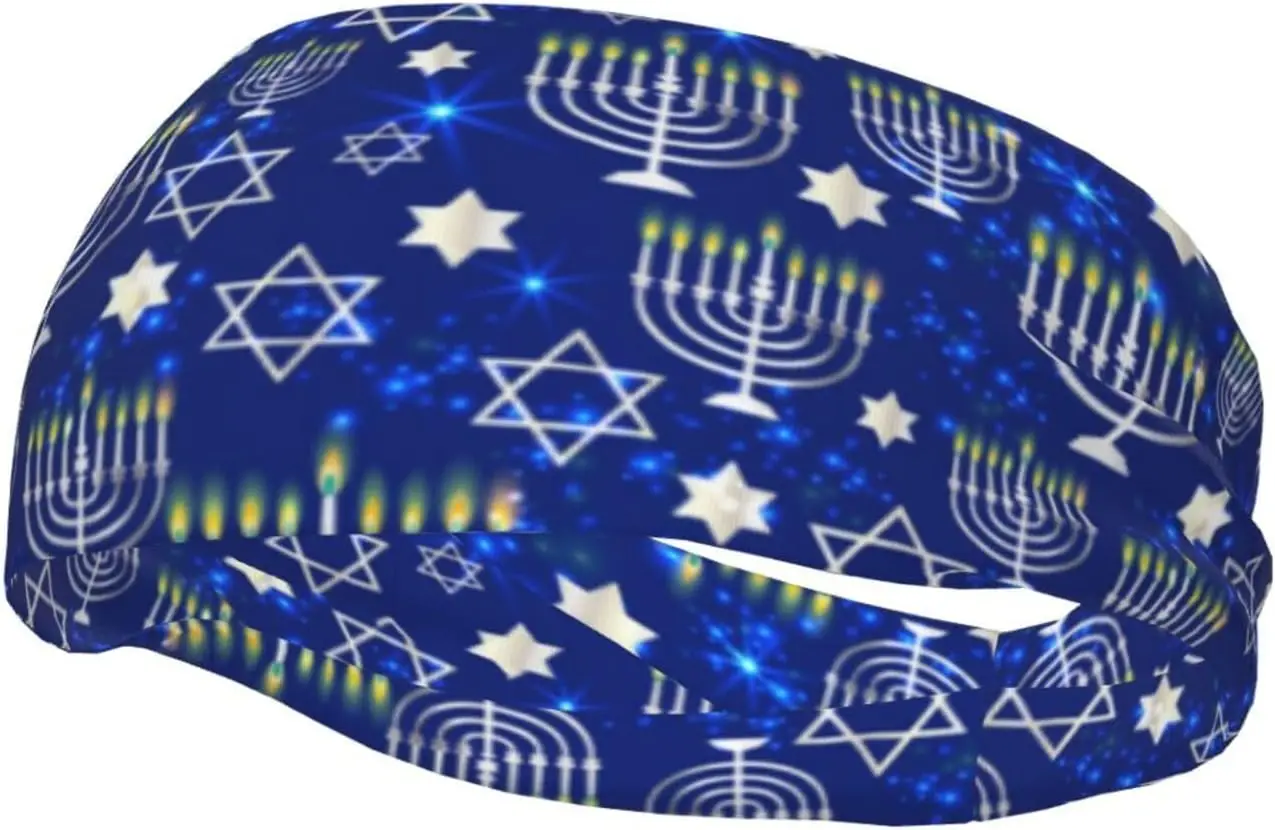 Повязки на голову Chanuka для еврейских повязок на голову Повязки Chanuka Sweatbands Happy Chanuka Широкие повязки на голову
Повязки на голову Chanuka для еврейских повязок на голову Повязки Chanuka Sweatbands Happy Chanuka Широкие повязки на голову