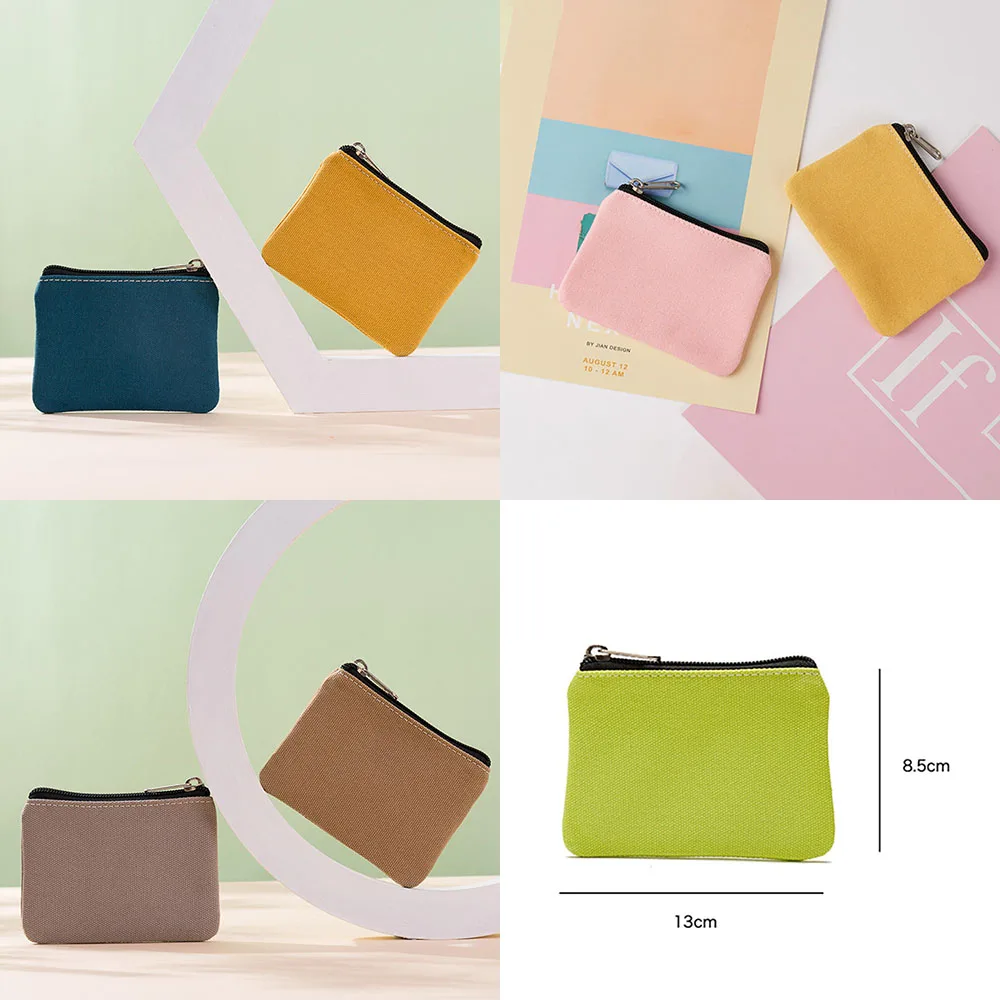 DIY Plain Canvas Cotton Bag Pure Zipper Coin Key Bag Money Pocket Women Men Hand-held Coin Purse Small Wallet Kid
DIY Plain Canvas Cotton Bag Pure Zipper Coin Key Bag Money Pocket Women Men Hand-held Coin Purse Small Wallet Kid