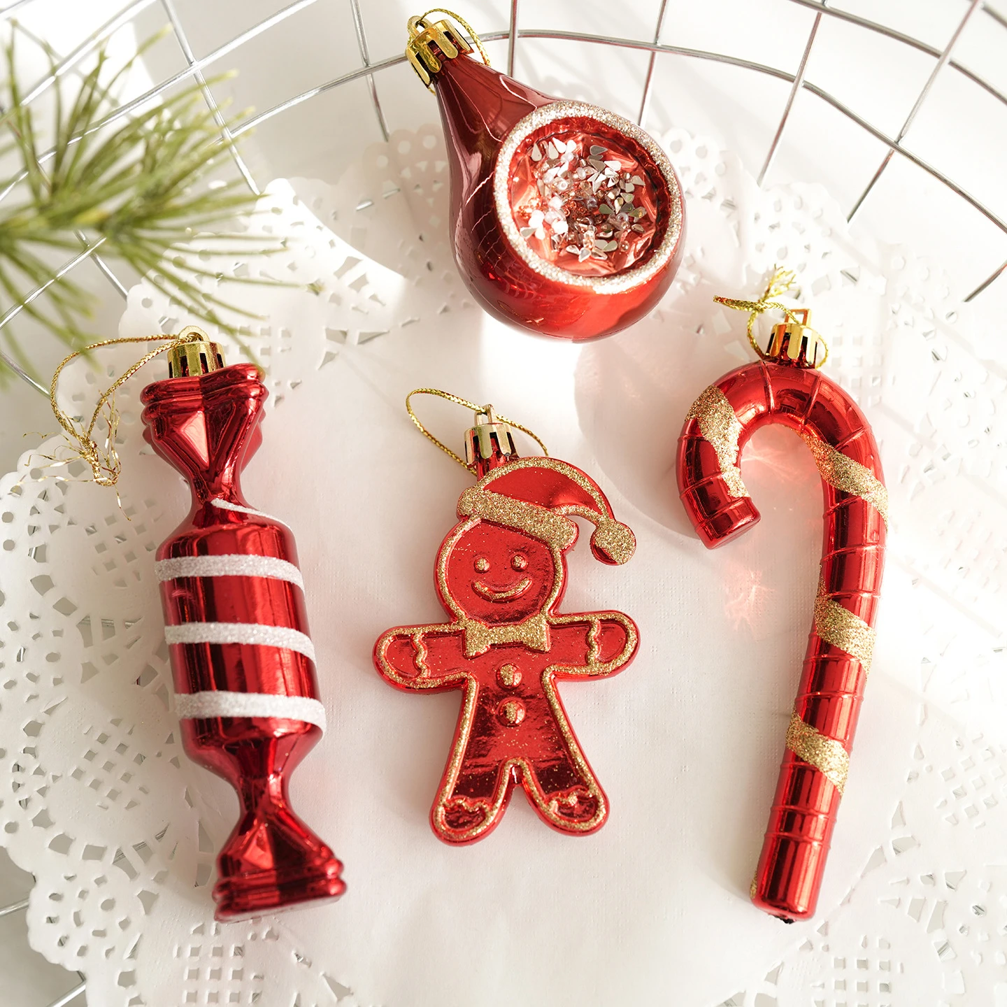 Christmas Decoration Santa Claus Crutch Snowflake Christmas Tree Hanging Ornaments Christmas Gift Party DIY Home Decorations
Christmas Decoration Santa Claus Crutch Snowflake Christmas Tree Hanging Ornaments Christmas Gift Party DIY Home Decorations