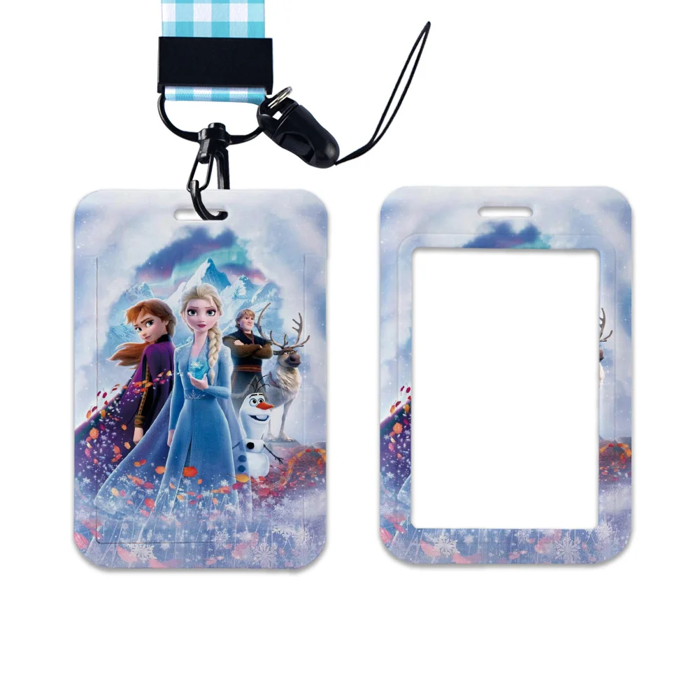 Frozen Princess Elsa Card Holder Work Permit Name Badge with Keychains Student Id Card Lanyard Holder Accessories
Frozen Princess Elsa Card Holder Work Permit Name Badge with Keychains Student Id Card Lanyard Holder Accessories