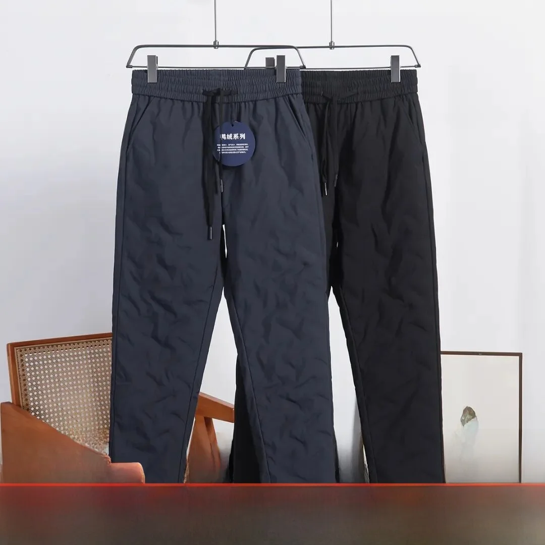 Men's Winter down Trousers Waterproof Windproof Warm Elastic Waist Long Pants White Du down Fce Outdoor Wear Youth Sle
Men's Winter down Trousers Waterproof Windproof Warm Elastic Waist Long Pants White Du down Fce Outdoor Wear Youth Sle