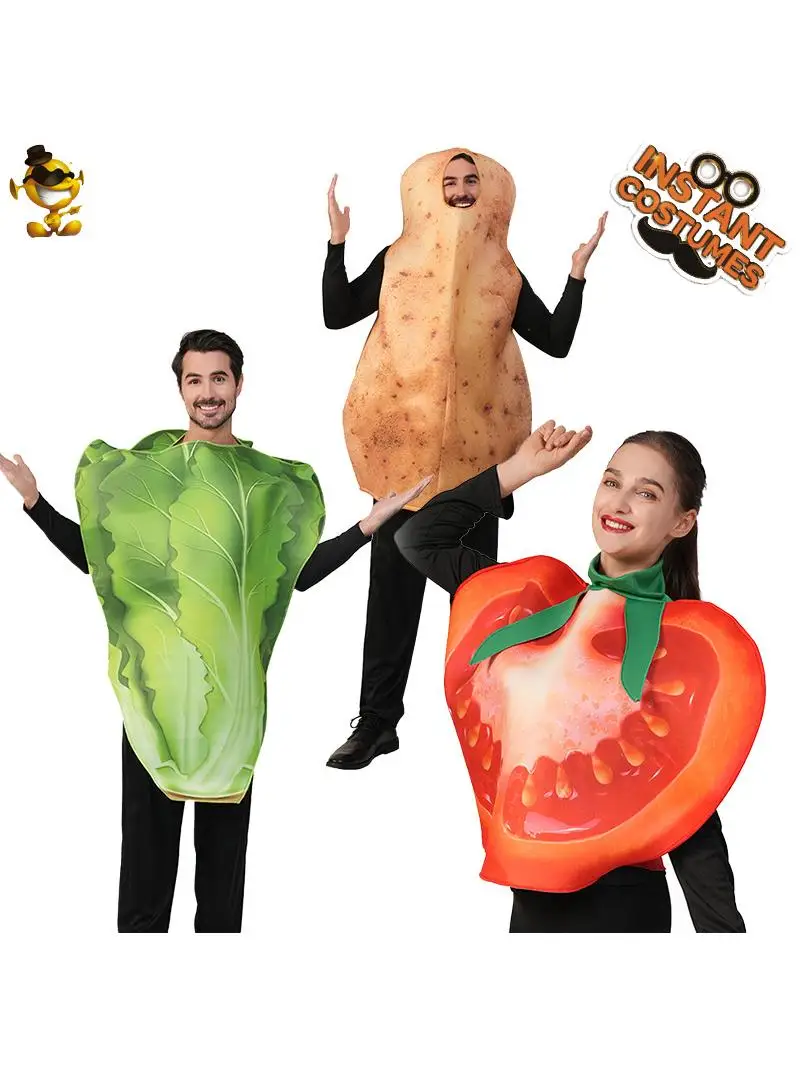 Adult loween Vegetable ato Costume Funny Role Play Stage Costume Women's Ethnic Wear Summer Collection Chinese Origin
Adult loween Vegetable ato Costume Funny Role Play Stage Costume Women's Ethnic Wear Summer Collection Chinese Origin
