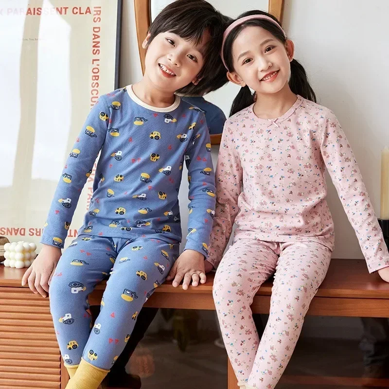 Boys Girls Pajamas Autumn Winter Children Pajama Long Sleeve Cartoon Kids Sleepwear Robe Children's Clothing Mother Boys Clothes
Boys Girls Pajamas Autumn Winter Children Pajama Long Sleeve Cartoon Kids Sleepwear Robe Children's Clothing Mother Boys Clothes