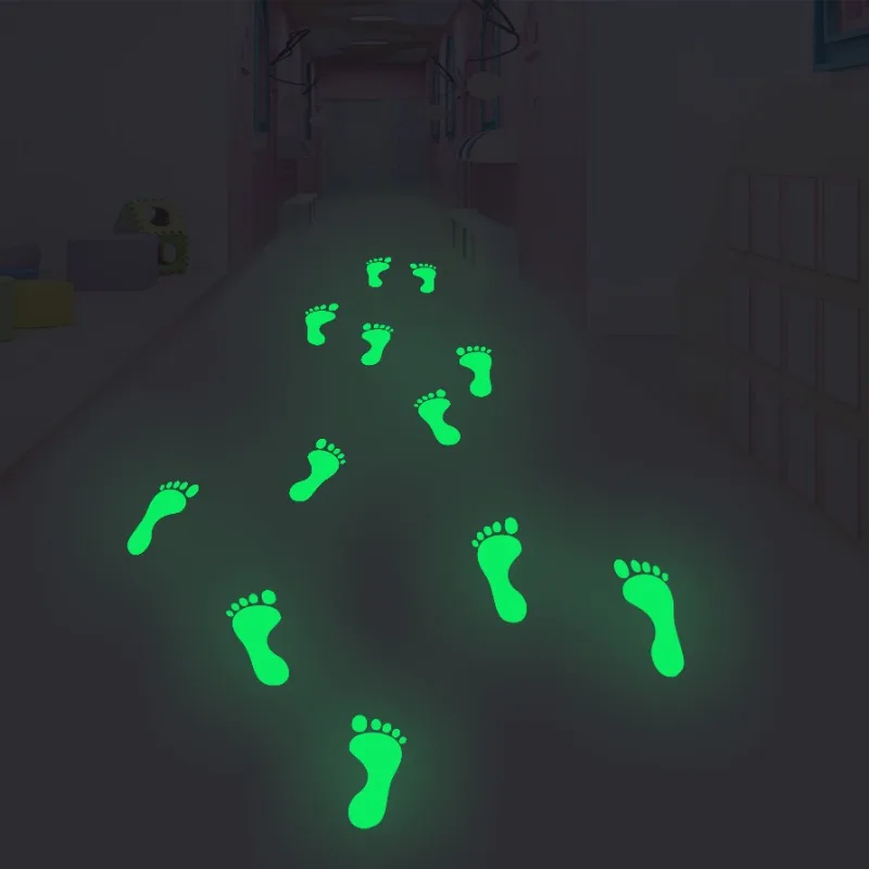 Glow In The Dark Footprint Stickers Decals Luminous Funny Decor For Amusement Park Kindergarten Bedroom Wall Decor
Glow In The Dark Footprint Stickers Decals Luminous Funny Decor For Amusement Park Kindergarten Bedroom Wall Decor